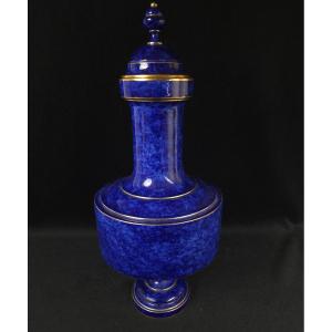 Sèvres - Blue Porcelain Vase (19th Century)
