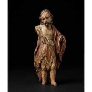 Christ en bois sculpté polychrome (XVIIIe siècle)