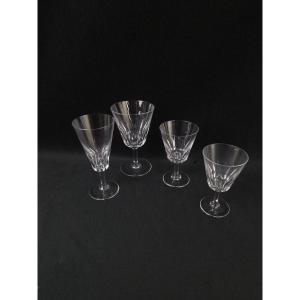 BACCARAT - Service de verres en cristal - modèle Côte d'Azur 