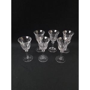 Saint-louis - Set Of 6 Crystal White Wine Glasses – Provence Model