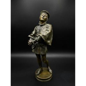 Paul Filhastre - Bronze Sculpture - Gringoire (19th Century)
