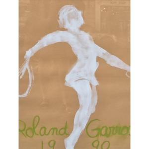 Claude Garache (1929–2023) — Lithograph: Roland Garros 1900