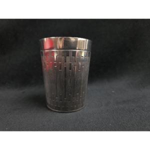 Solid Silver Goblet - Art Deco - Kirby Beard & Co., Paris (20th Century)