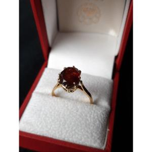 Gold And Garnet Ring