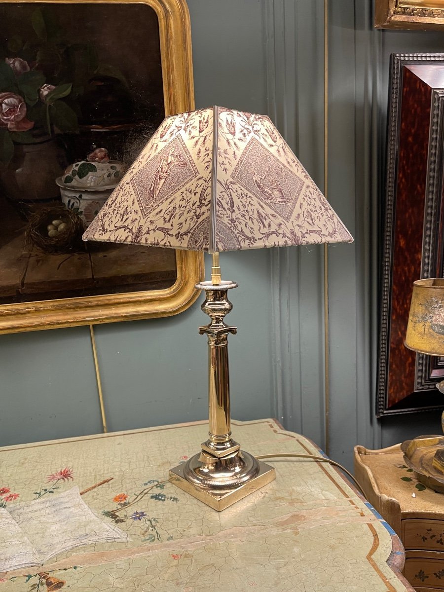Lampe En Bronze Empire-photo-1