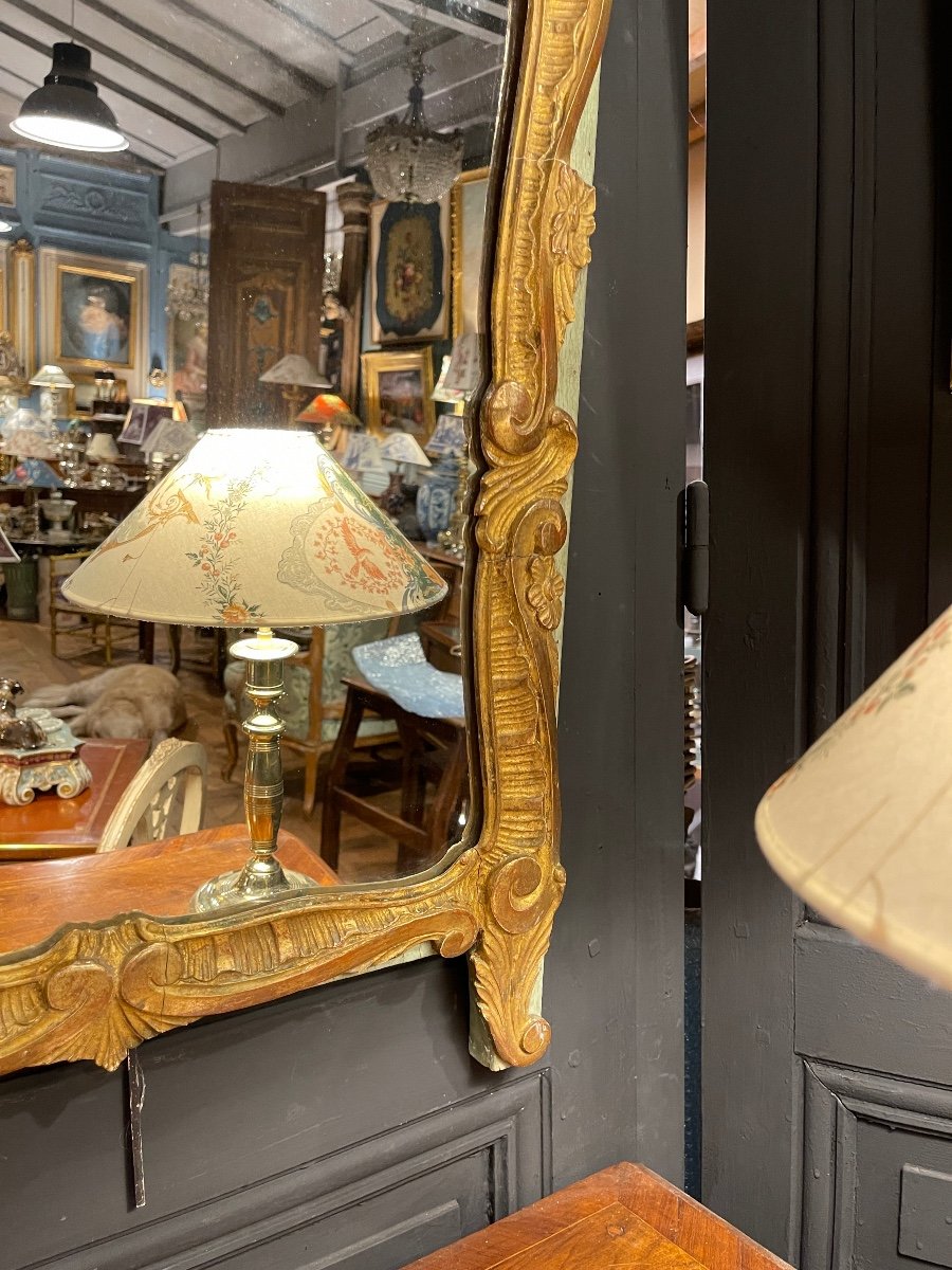 Miroir à Fronton Style Louis XV-photo-4