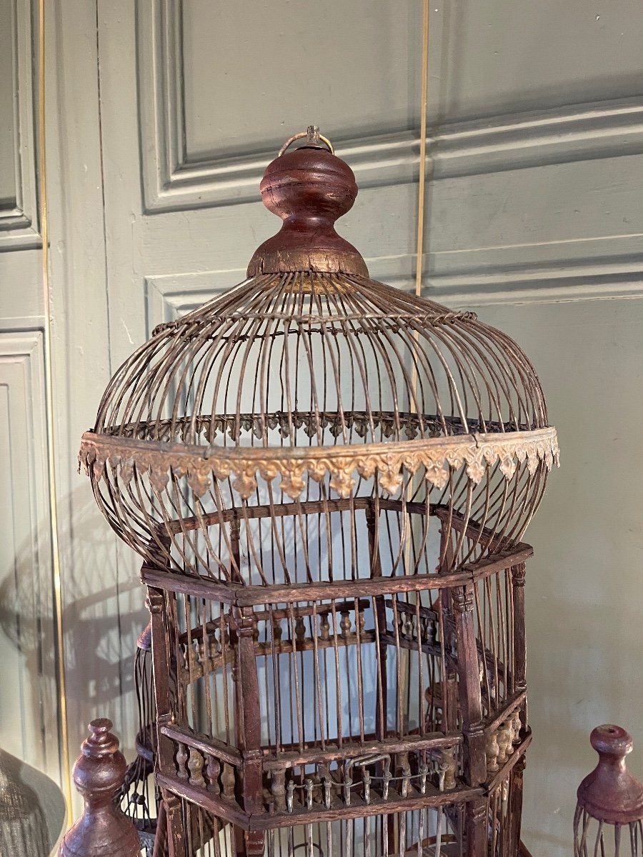 Large Bird Cage Early XIXth-photo-1