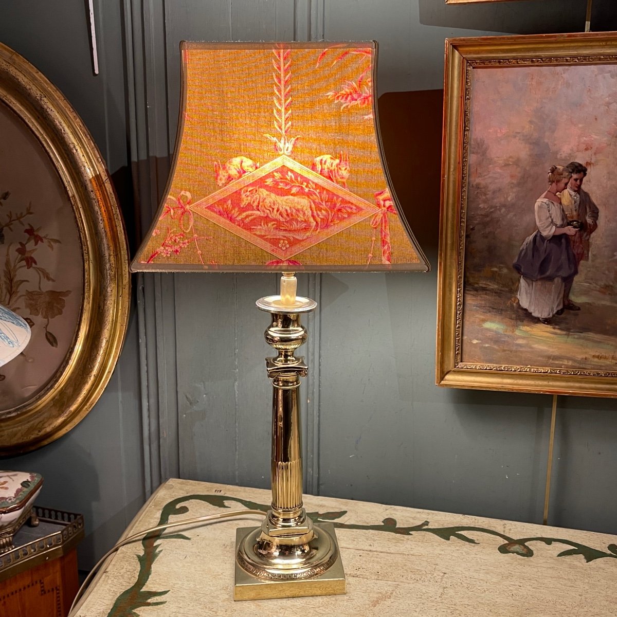 Lampe En Bronze Empire