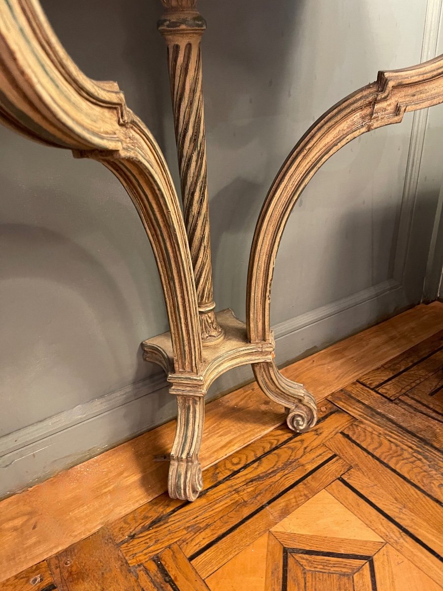 Painted Wood Console -photo-1