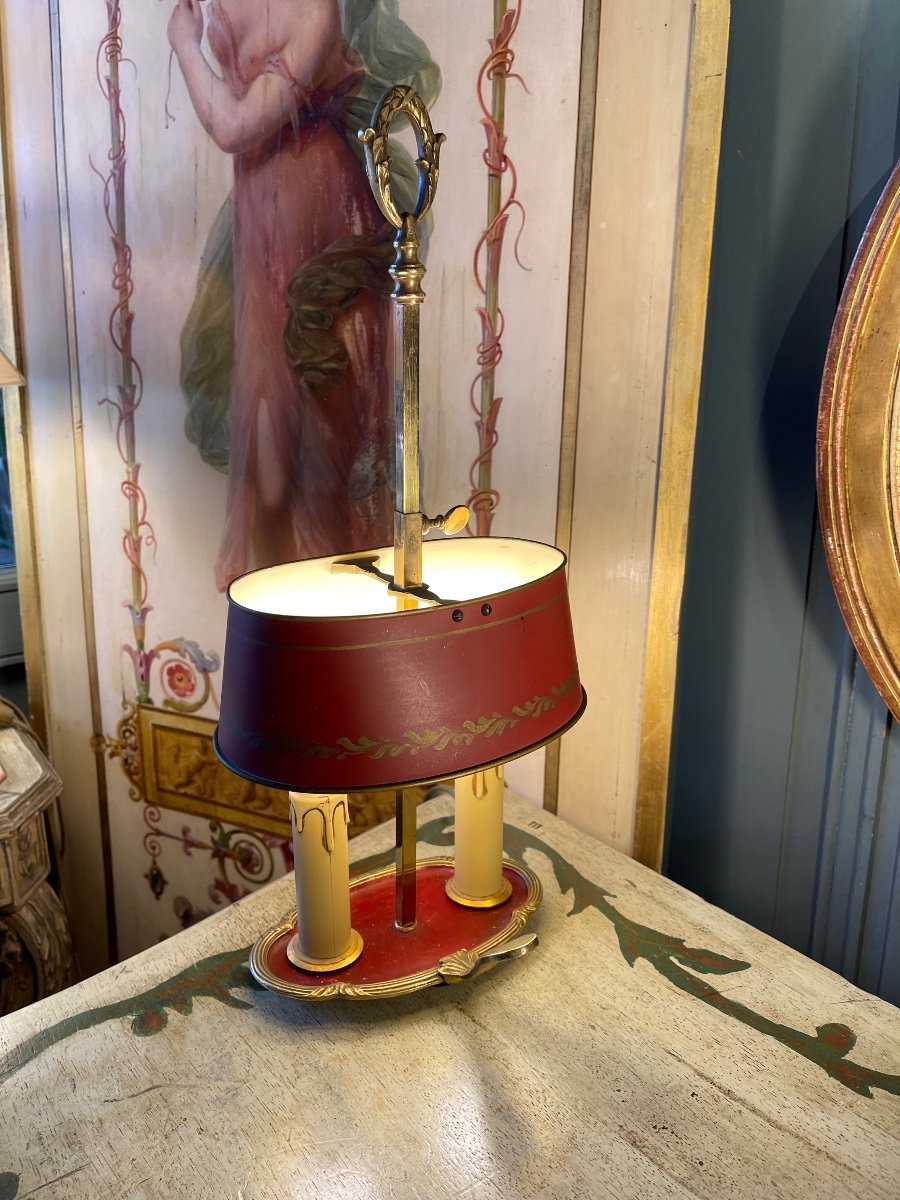 Petite Lampe Bouillotte à Deux Feux-photo-3