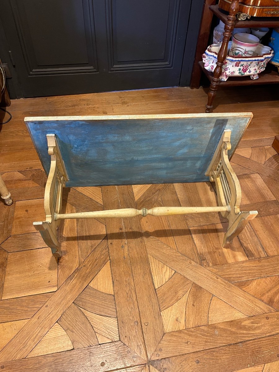 Painted Wood Coffee Table -photo-6