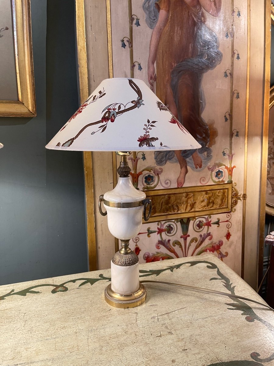 Pair Of Cassolette Lamps, Height 45 Cm -photo-1