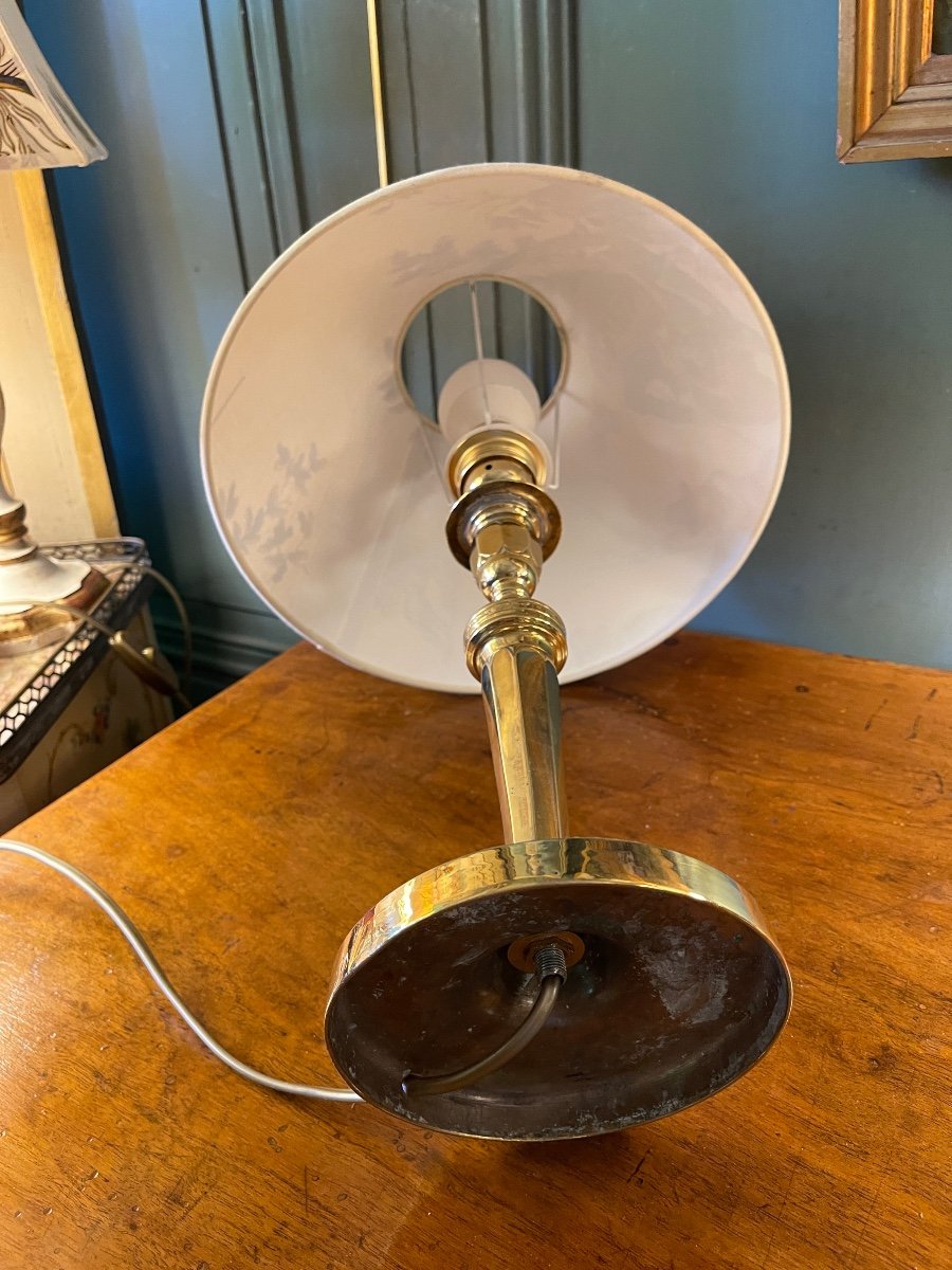 Bronze Lamp, Height 45 Cm-photo-7