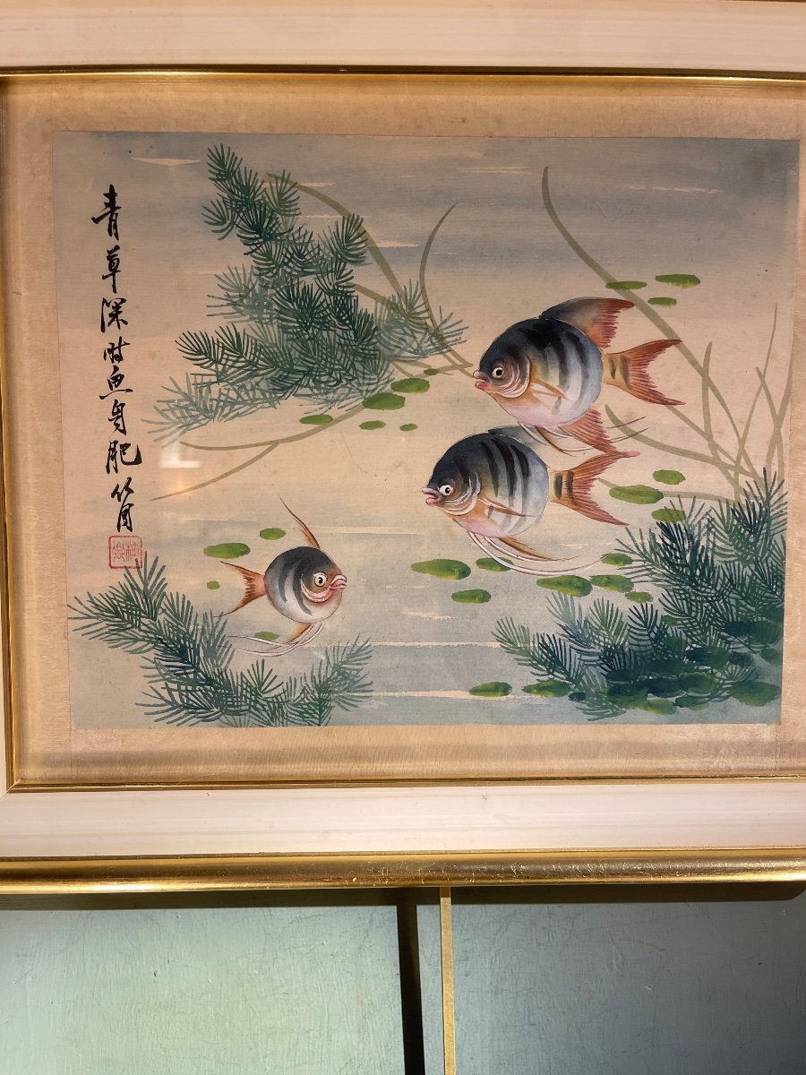 Fish, Asian Painting No. 1-photo-3
