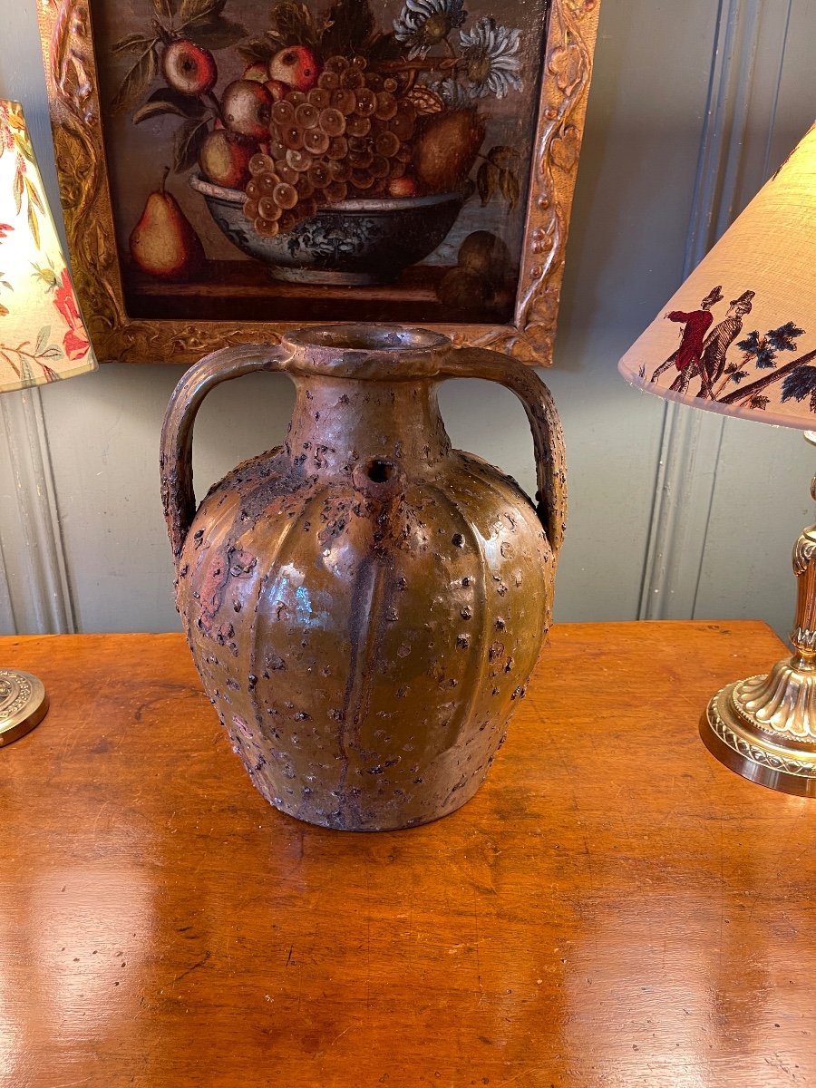 Small 18th Century Oil Jar-photo-2