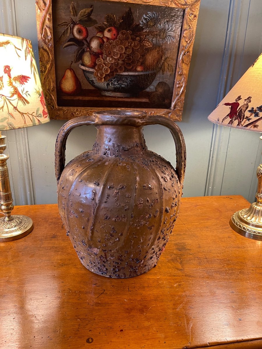 Small 18th Century Oil Jar-photo-4