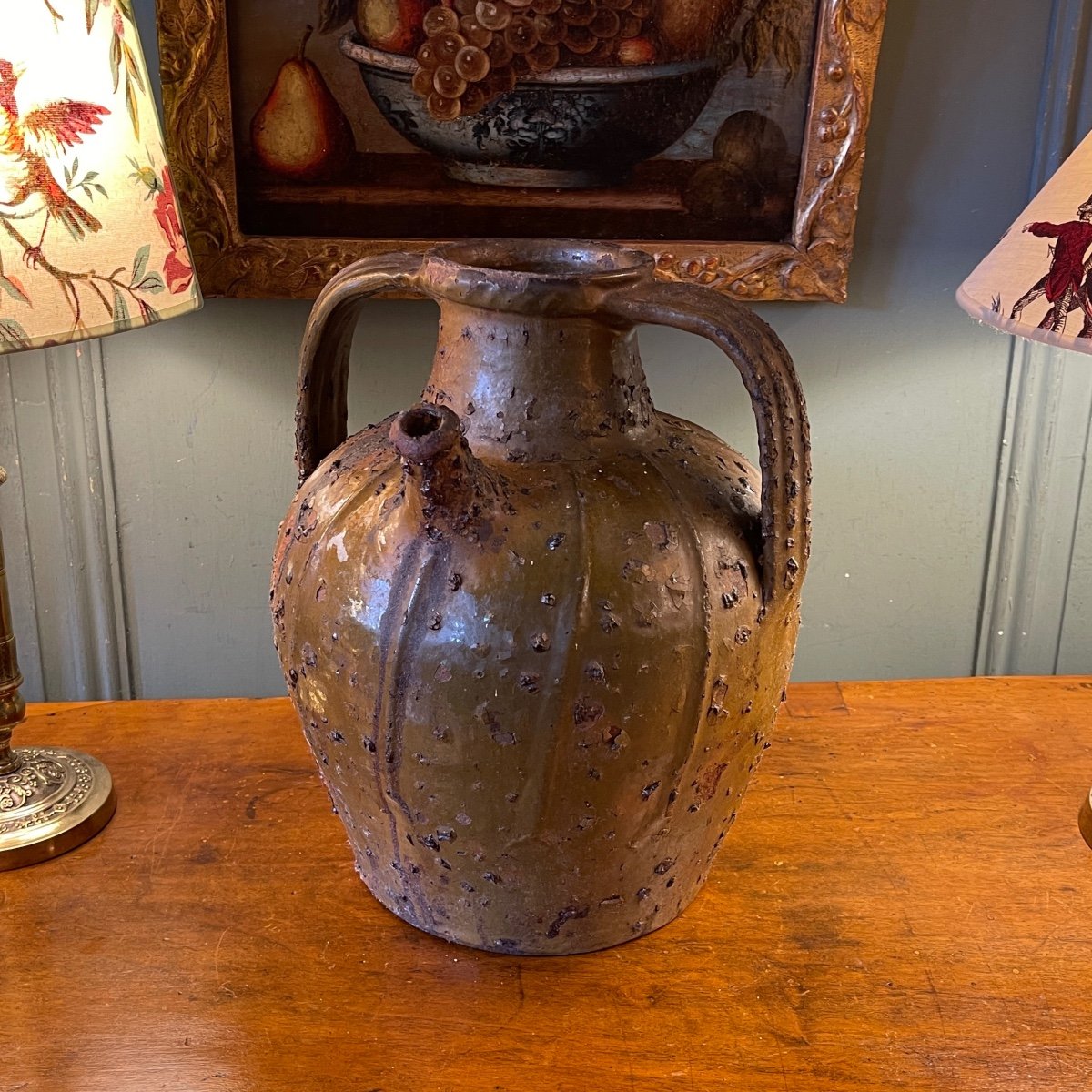 Small 18th Century Oil Jar