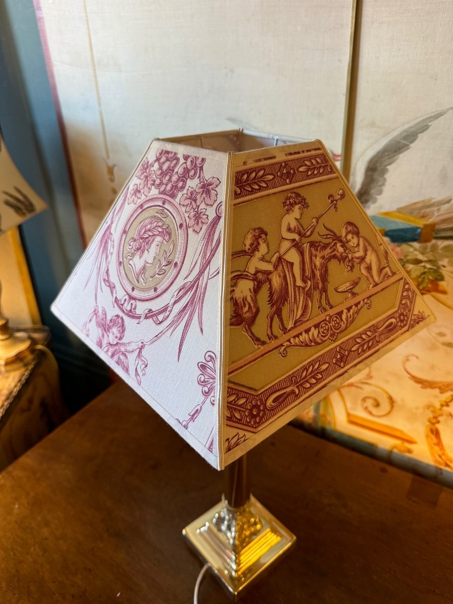 Bronze Lamp, Height 49.5 Cm-photo-6
