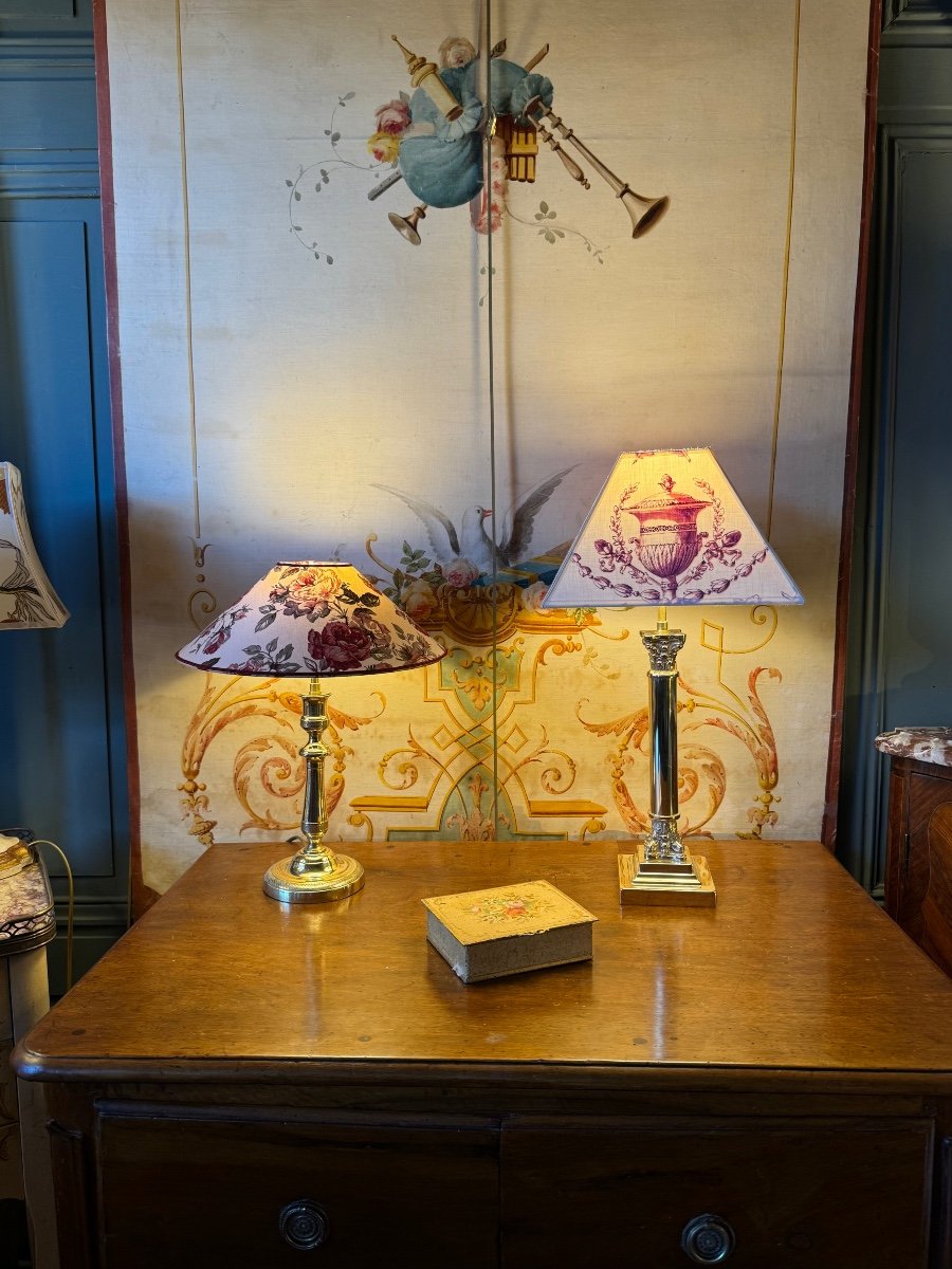 Bronze Lamp, Height 49.5 Cm-photo-8