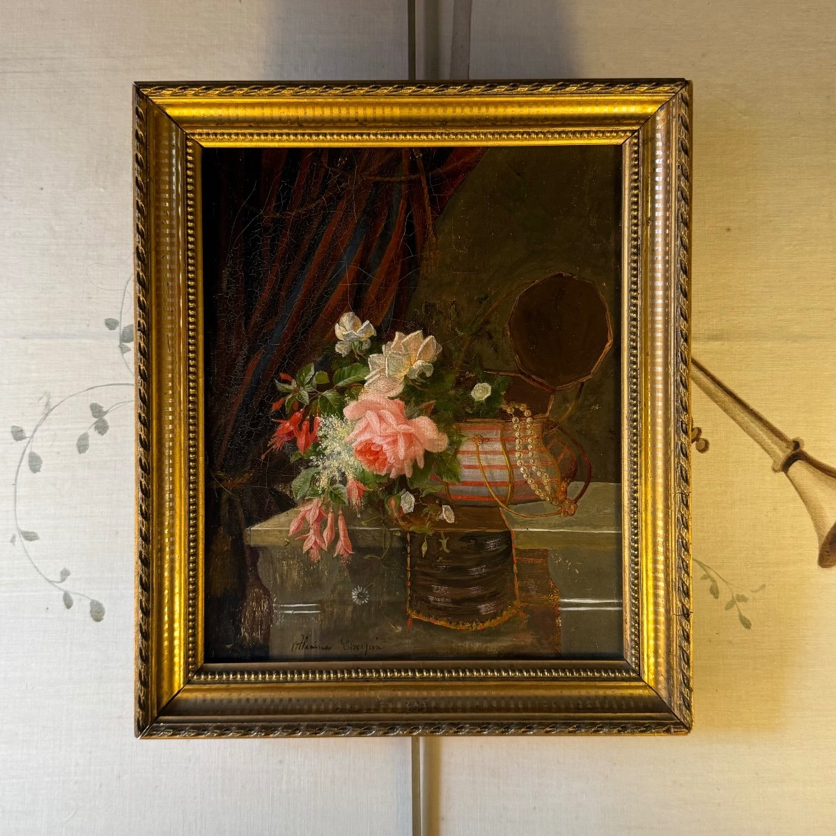 Petite Nature Morte Aux Fleurs De Alexina Cherpin 