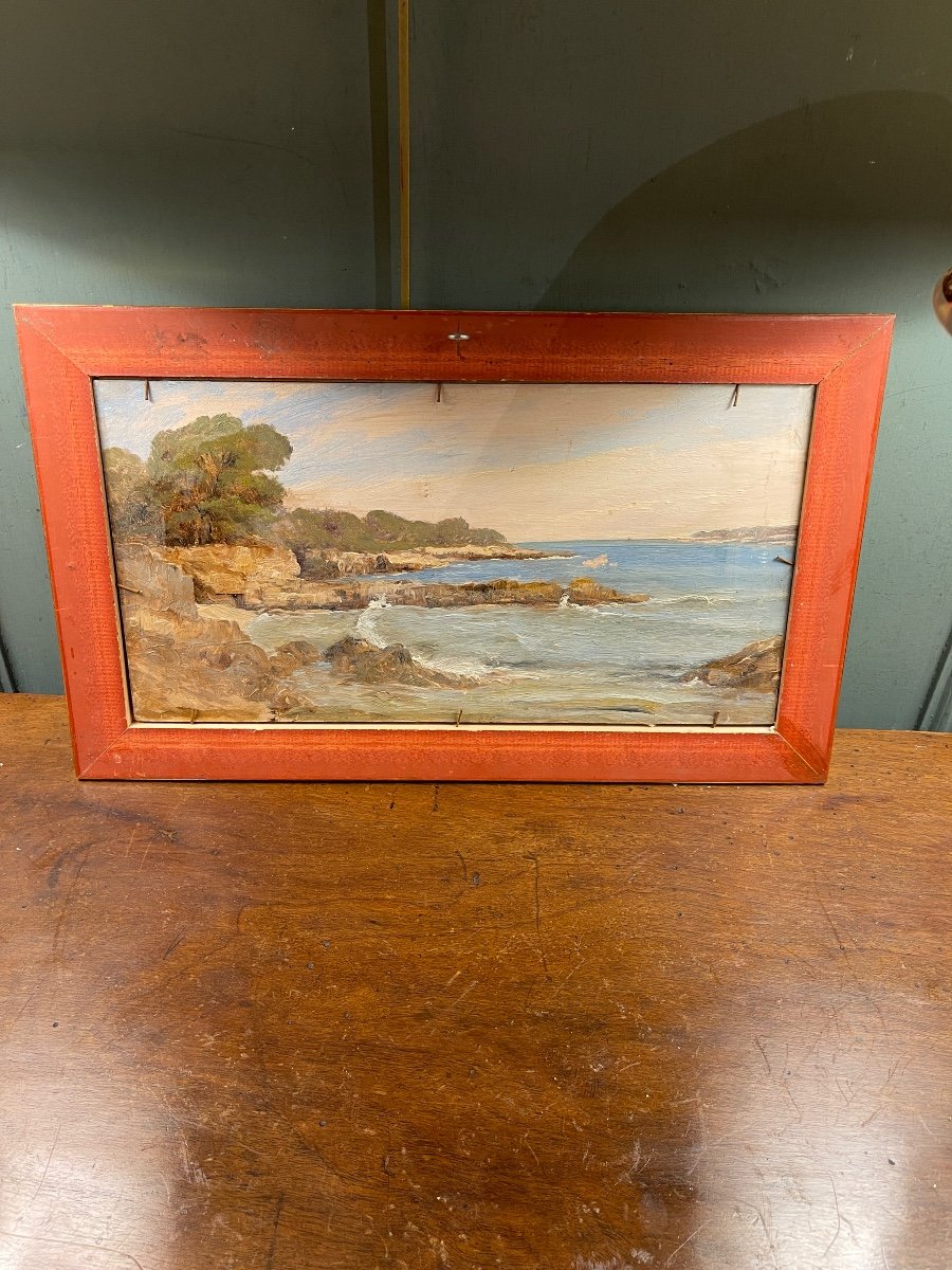 Marine, Lighthouse, The Côte d'Azur Dated 1924-photo-1