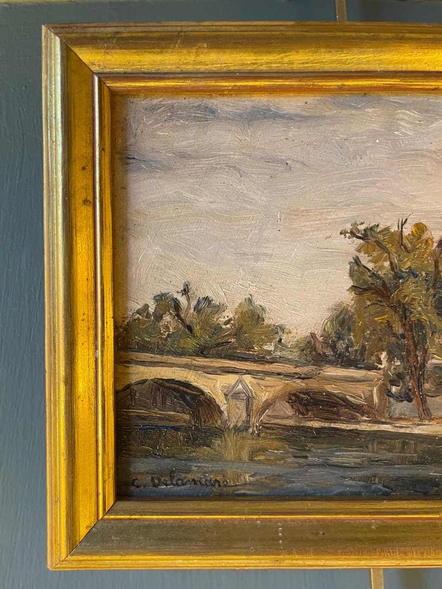 Paysage, Le Mus&eacute;e Du Louvre Et Le Pont Royal &agrave; Paris-photo-2