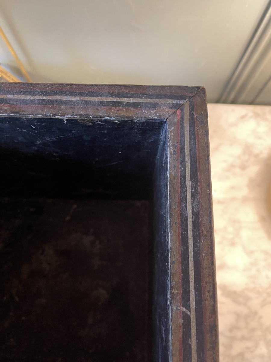 Painted Wooden Planter, Plant Pot-photo-4