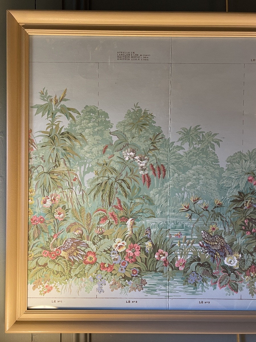 Les Iles Borromées, Projet De Papier Peint De Zuber-photo-3
