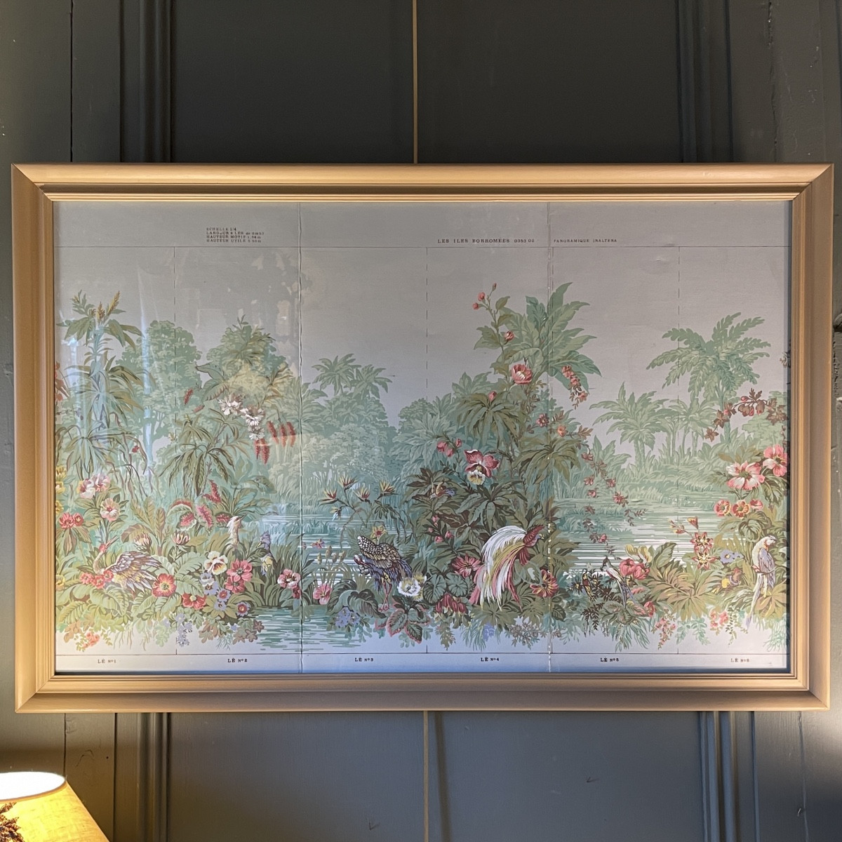 Les Iles Borromées, Projet De Papier Peint De Zuber