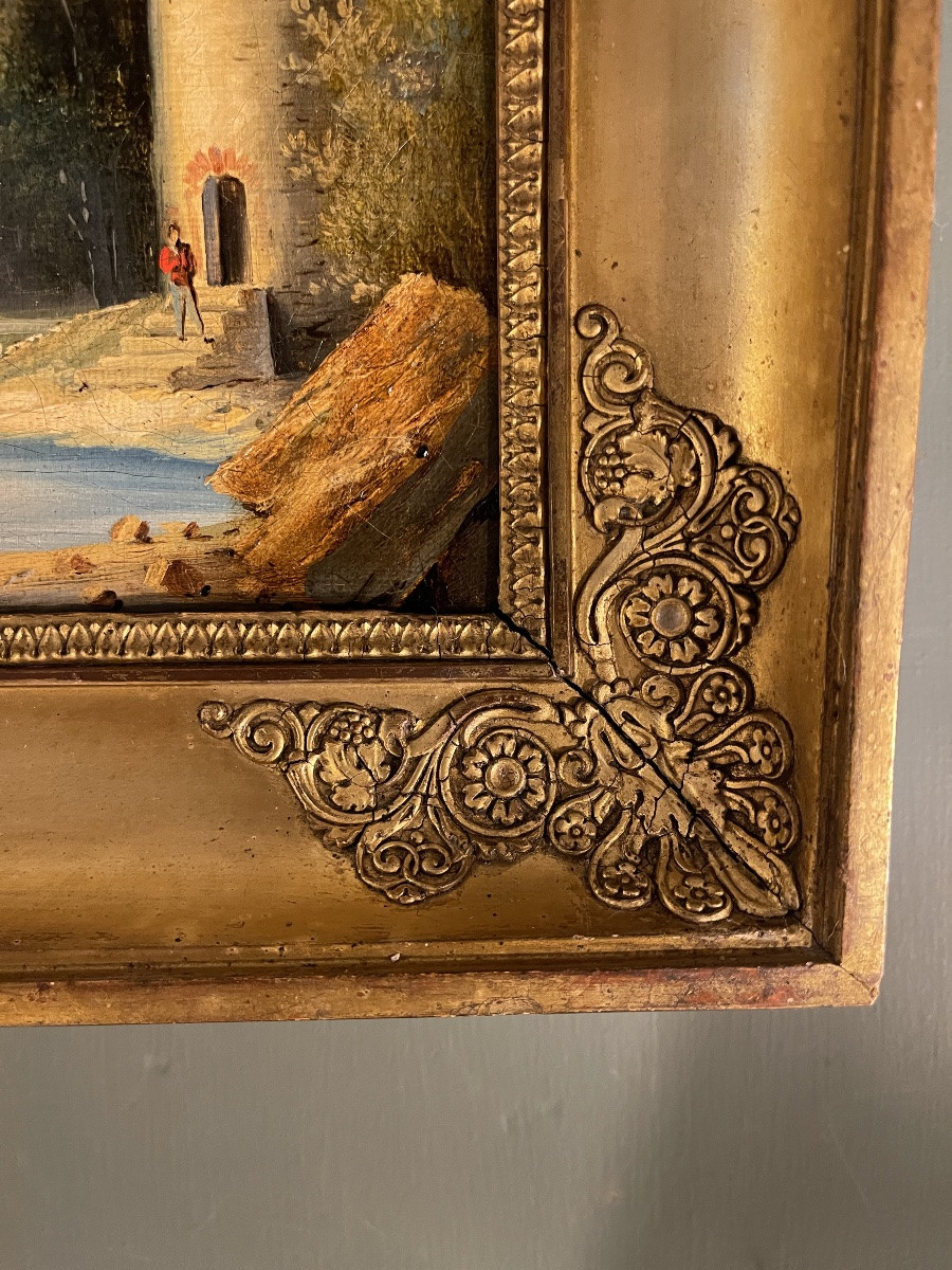 Animated Italian Landscape, 19th Century, No. 1-photo-5