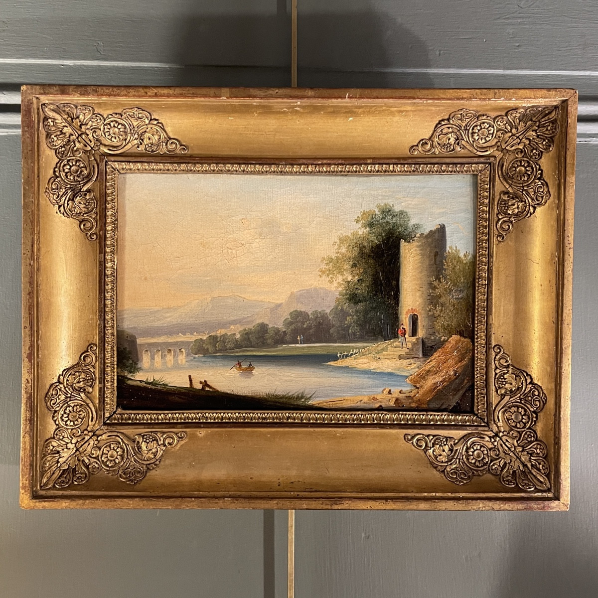 Animated Italian Landscape, 19th Century, No. 1