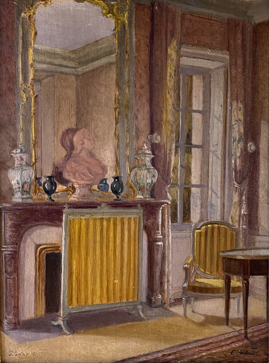 Scène d'Intérieur XIXème d'Emile Henry-photo-2