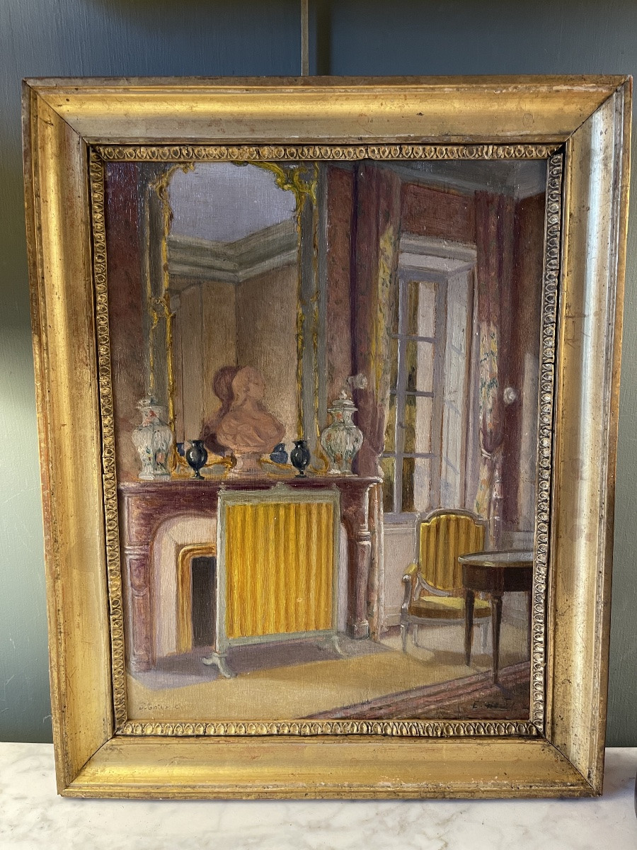 Scène d'Intérieur XIXème d'Emile Henry-photo-5