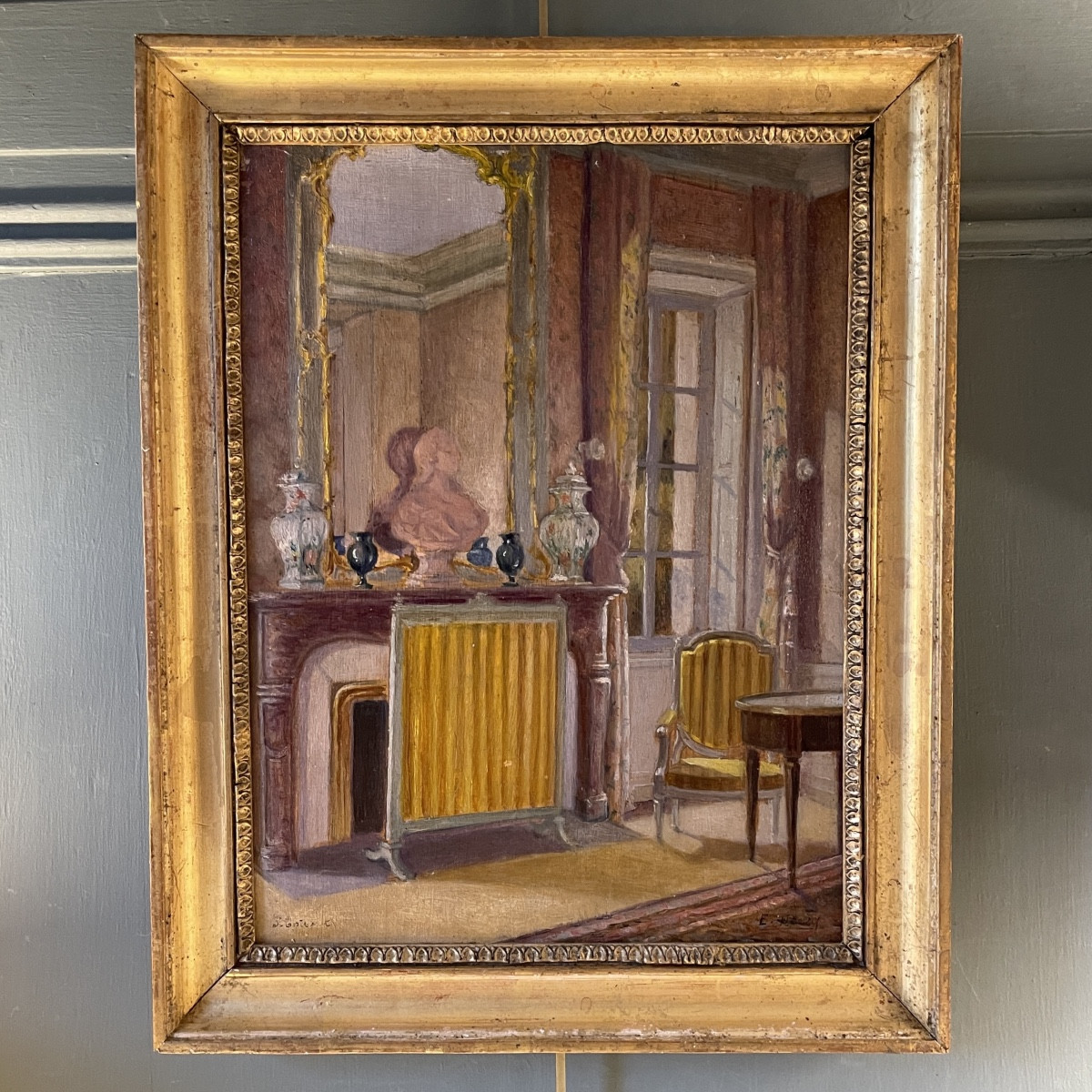 Scène d'Intérieur XIXème d'Emile Henry