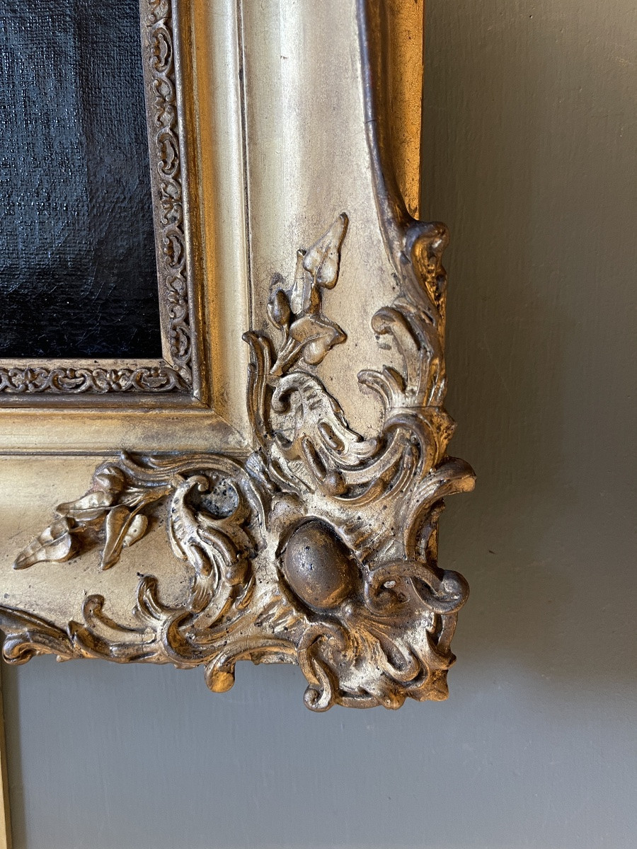 Small Portrait Of A Man, Restoration Period, 19th Century-photo-3