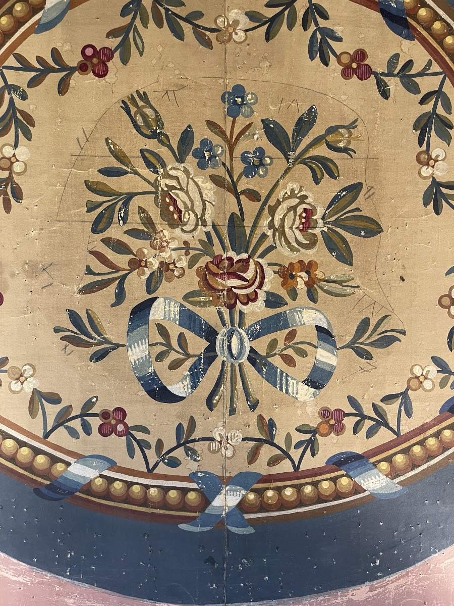 Carton De Tapisserie d'Aubusson, 74.5 Cm x 82 Cm-photo-3
