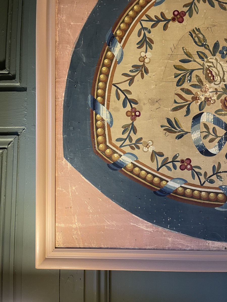 Carton De Tapisserie d'Aubusson, 74.5 Cm x 82 Cm-photo-4
