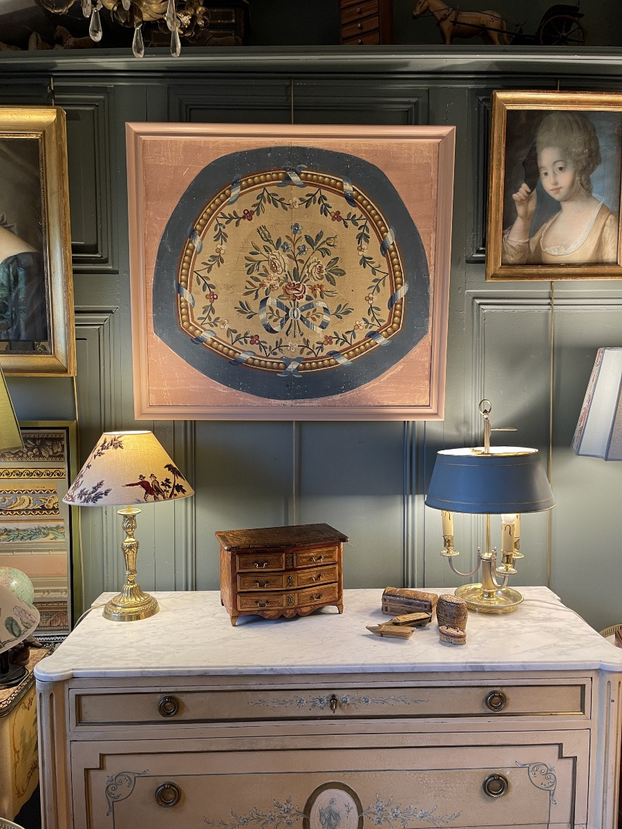 Carton De Tapisserie d'Aubusson, 74.5 Cm x 82 Cm-photo-6
