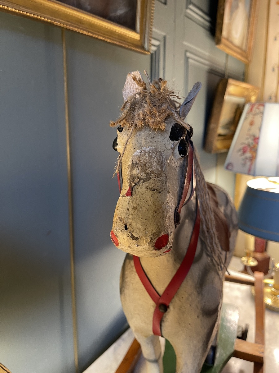 Cheval à Bascule Et Roulettes-photo-3