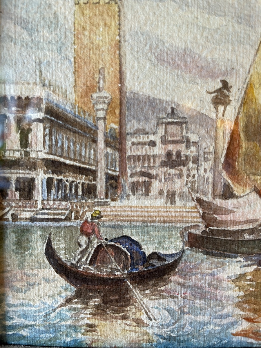 The Campanile, Venice, Watercolor-photo-3