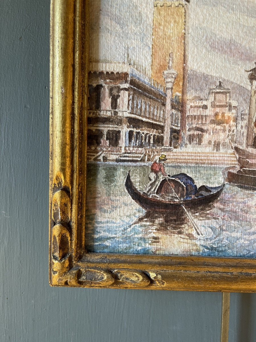 The Campanile, Venice, Watercolor-photo-4