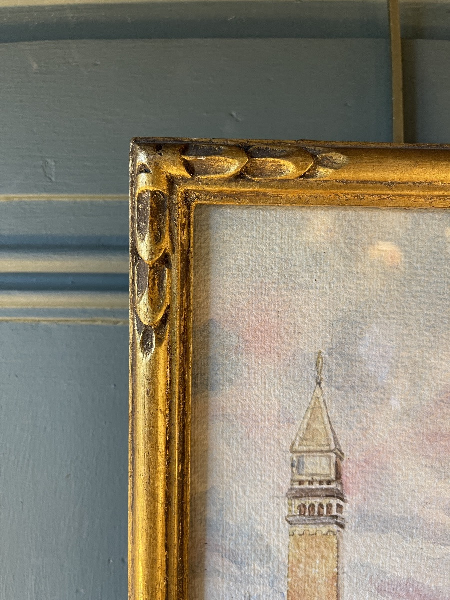 The Campanile, Venice, Watercolor-photo-1