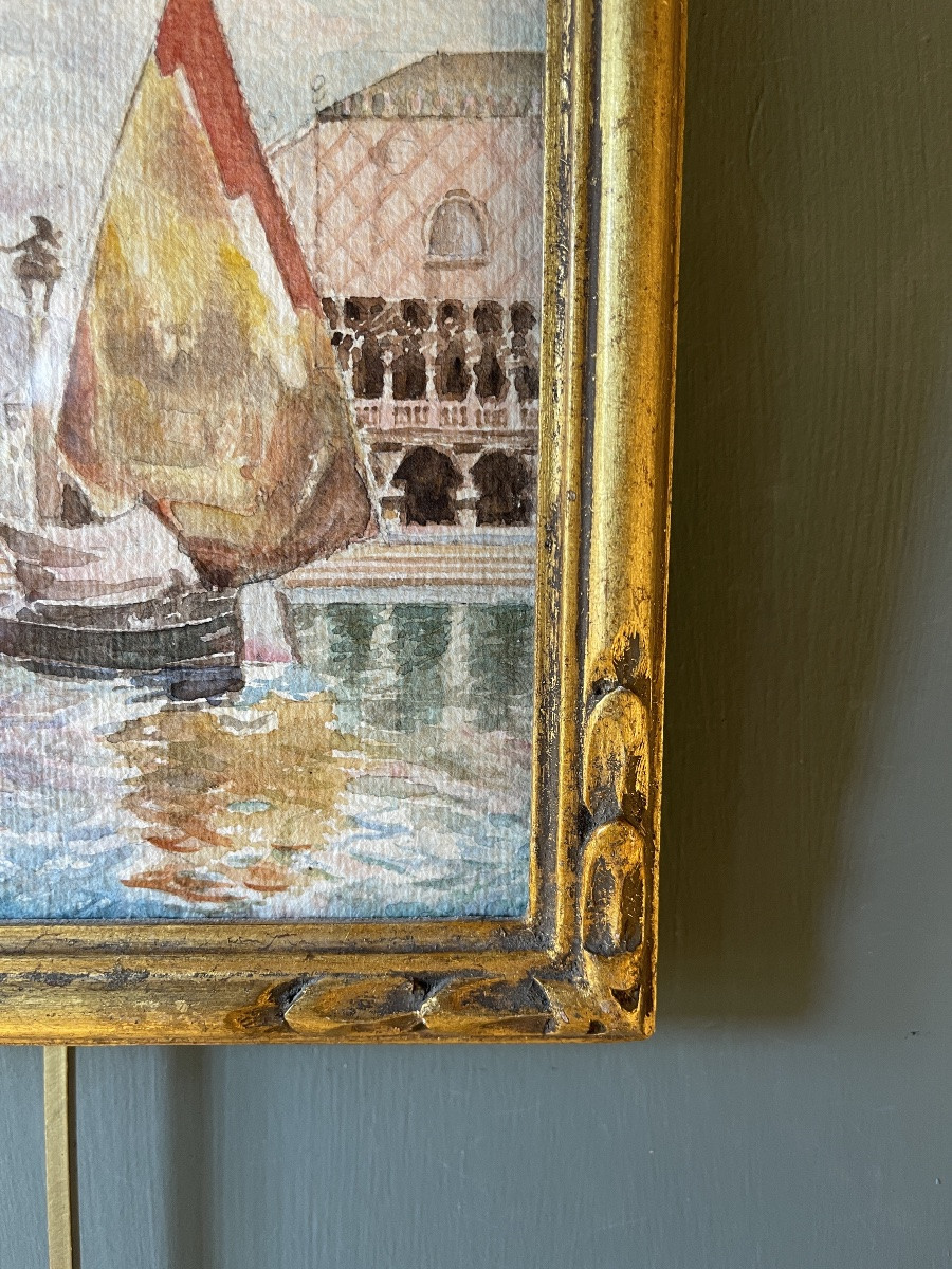 The Campanile, Venice, Watercolor-photo-3