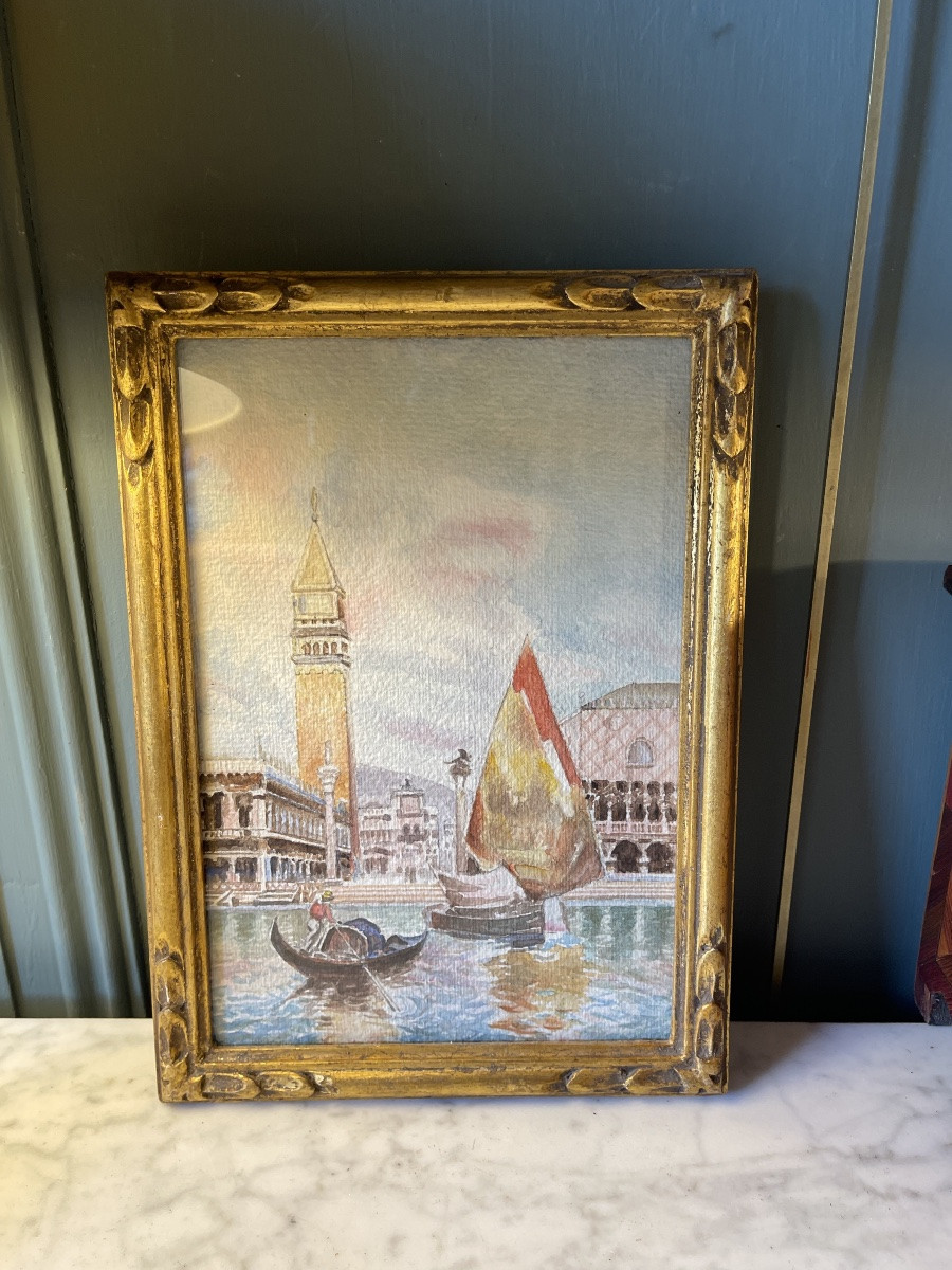 The Campanile, Venice, Watercolor-photo-4