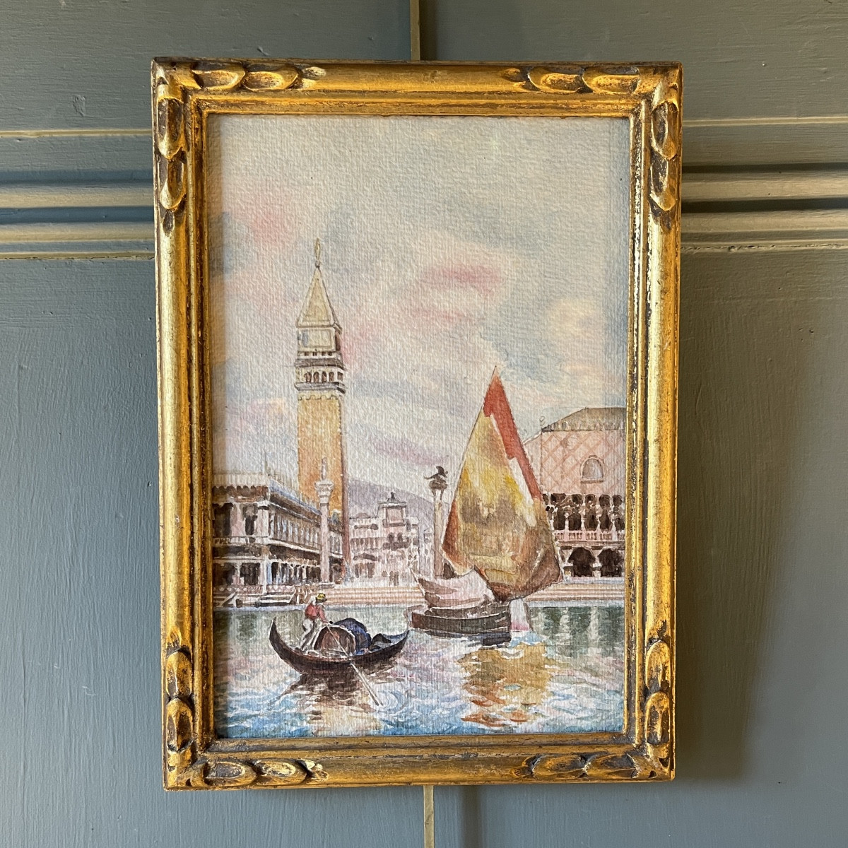 The Campanile, Venice, Watercolor