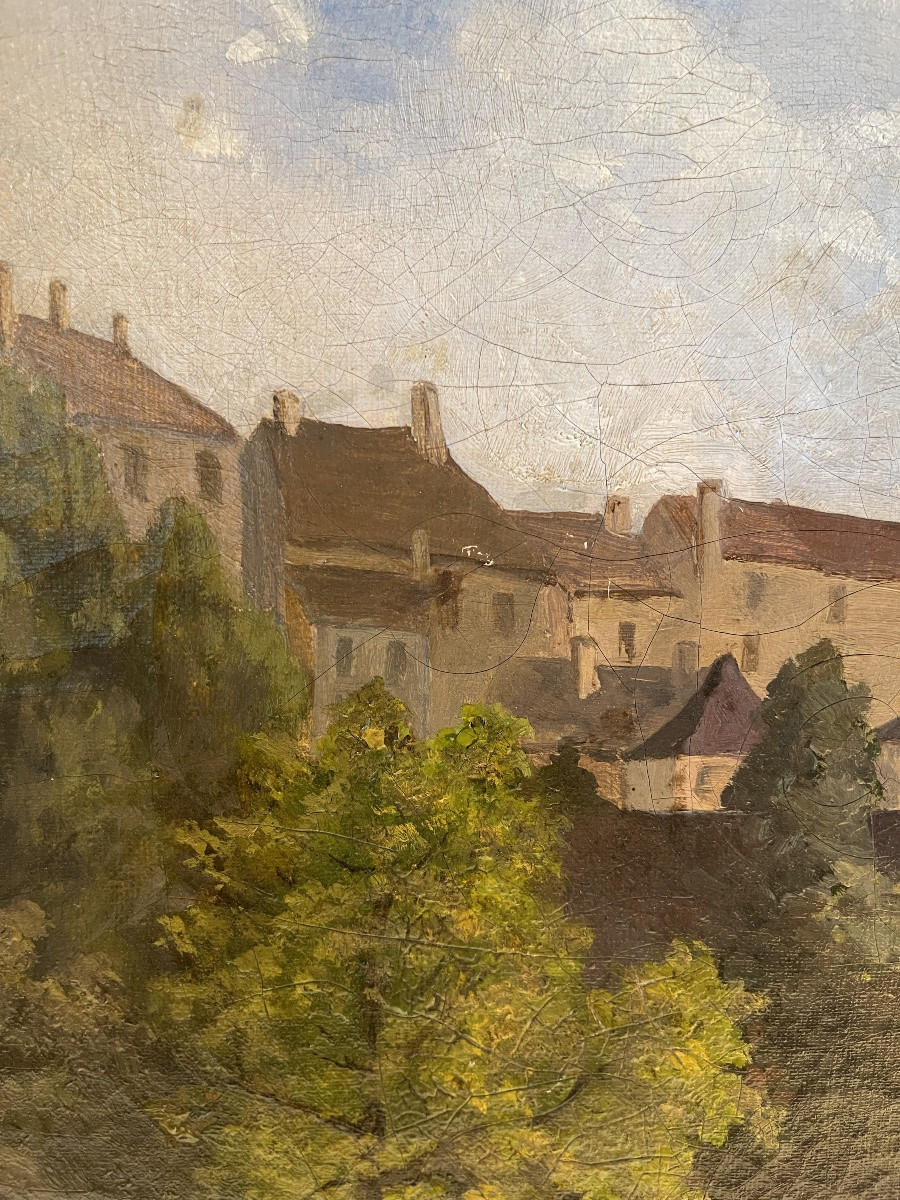 Les Lavandières, Paysage Animé XIXème-photo-3