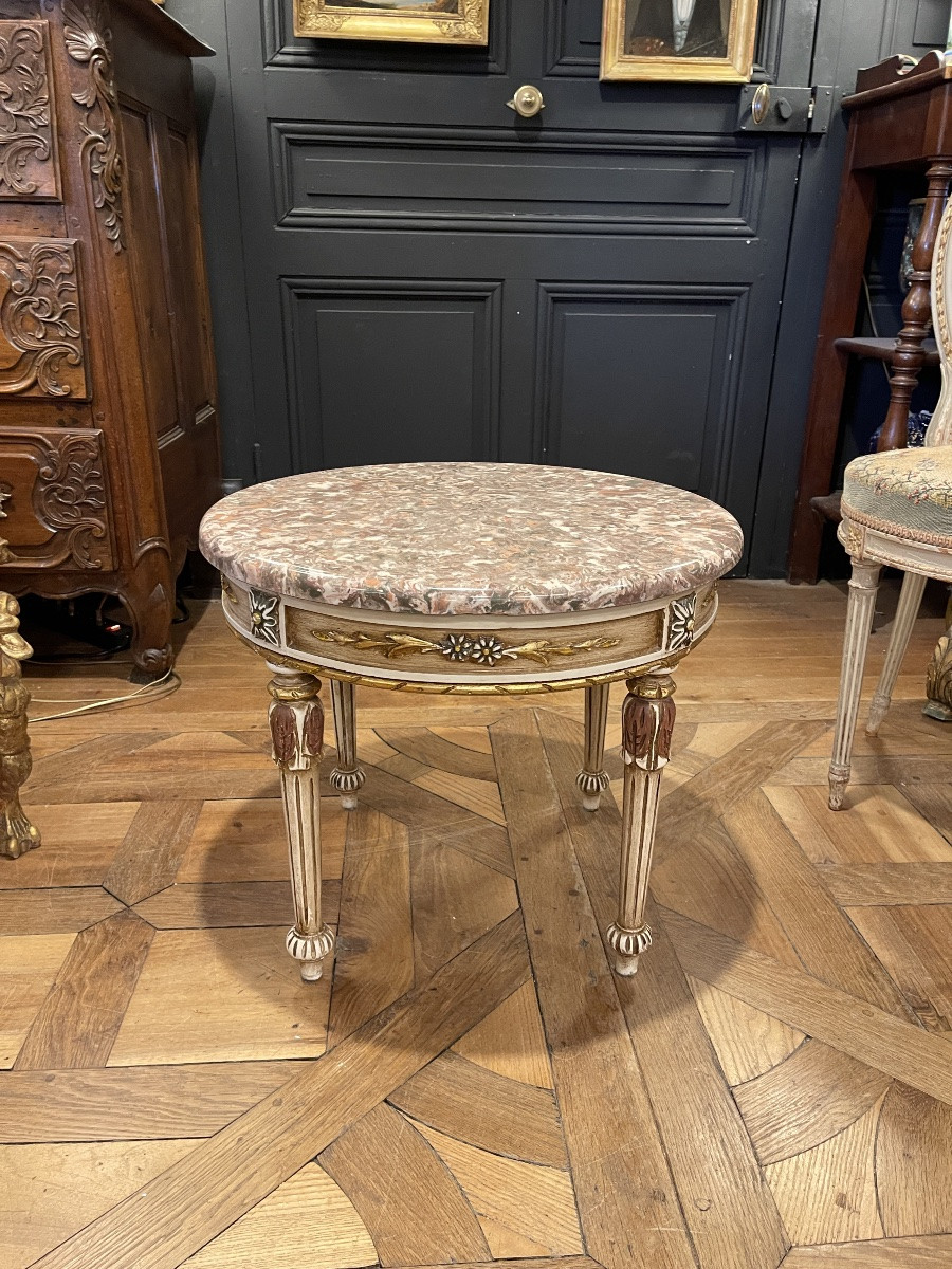 Table Basse En Bois Peint -photo-3