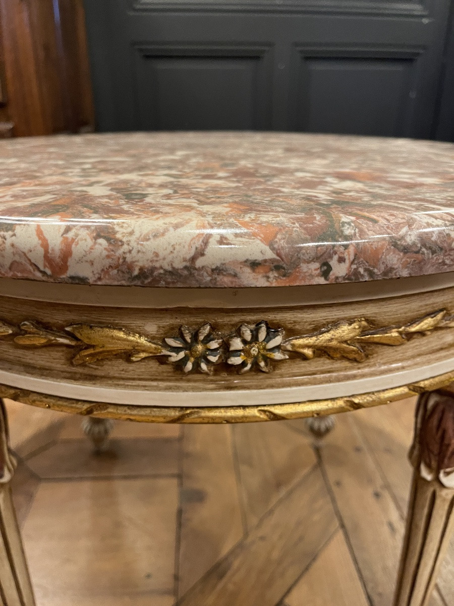 Table Basse En Bois Peint -photo-4