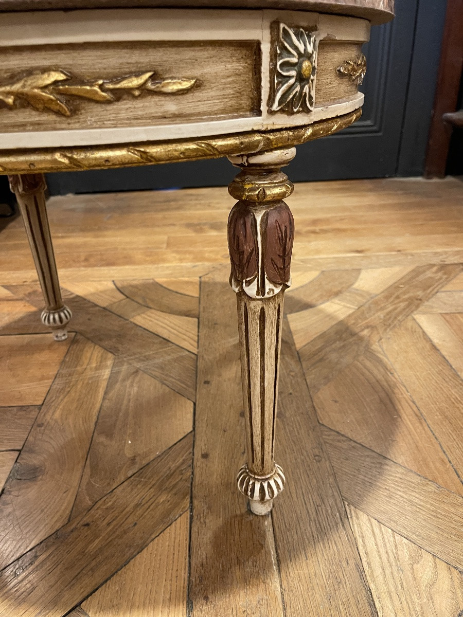 Table Basse En Bois Peint -photo-2
