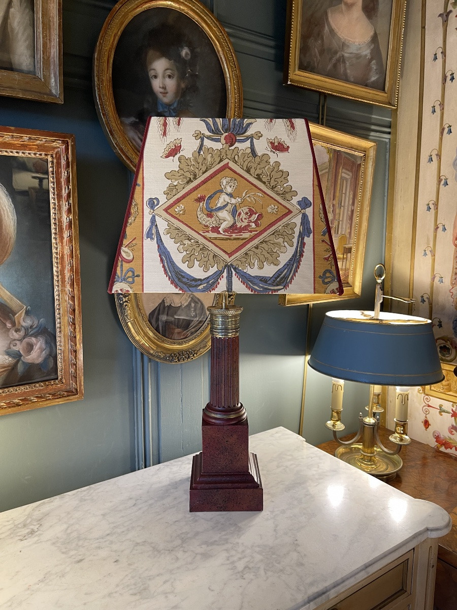 Thilorier Lamp In Painted Sheet Metal, 19th Century, Height 65 Cm-photo-2